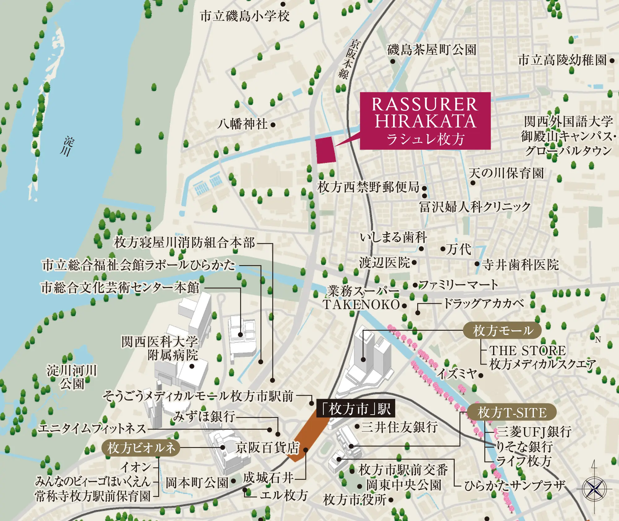 現地案内図